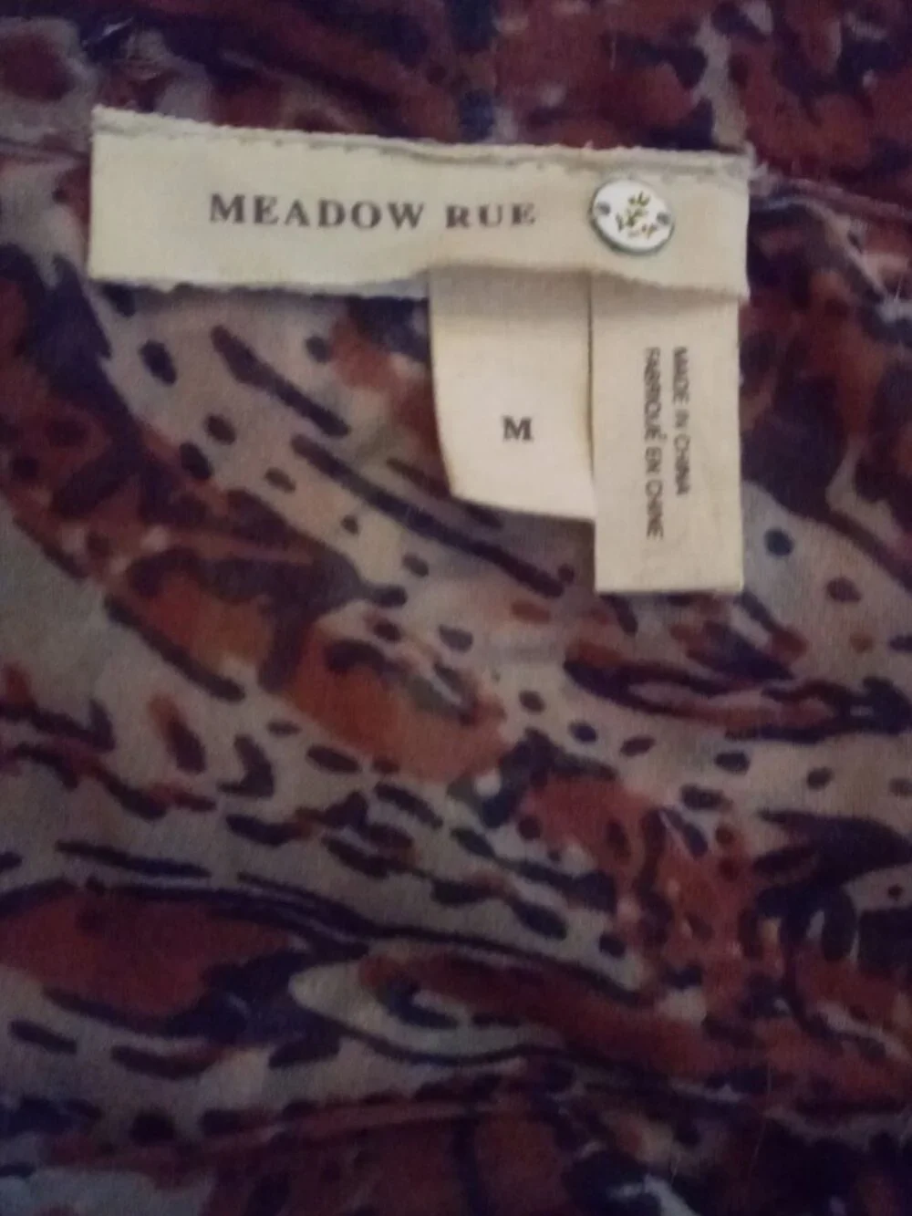 EUC Anthropologie Meadow Rue Briarcliff Blouse